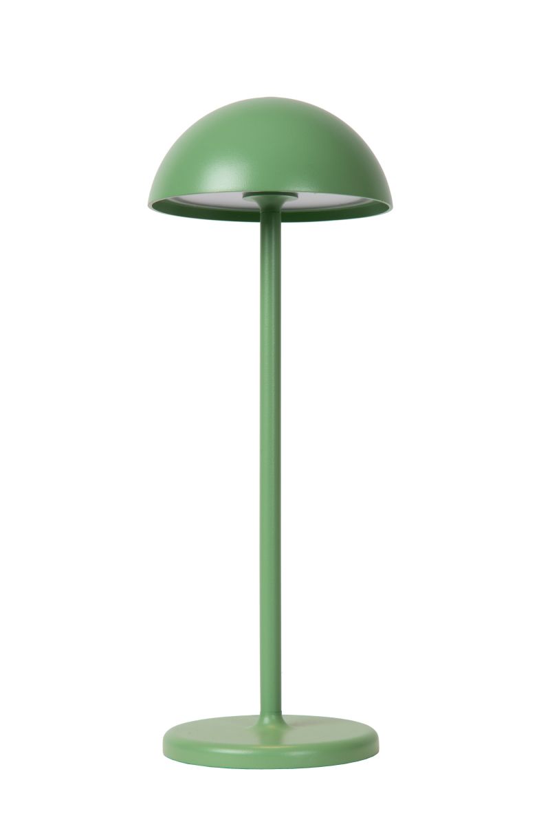 Lucide JOY - Dobíjacia stolová lampa Outdoor - Batéria - Ø 12 cm - LED Rozm. - 1x1,5W 3000K - IP54 - Zelená